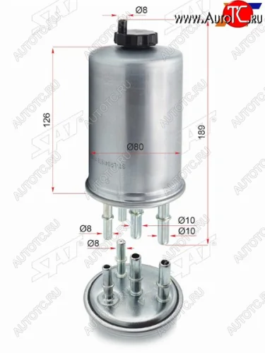 Фильтр топливный LAND ROVER RANGE ROVER 3.0D 13-DISCOVERY III 2.7TD 04-09RANGE ROVER SPORT 2.7TD 0 SAT ST-LR041978