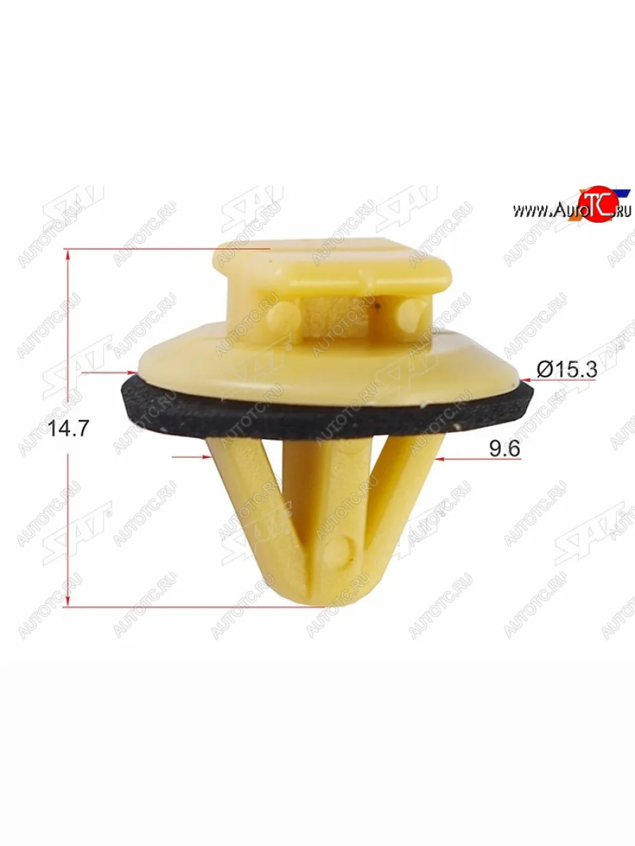 Клипса молдинга кузова TOYOTALEXUS (1 шт.) SAT ST-M10187  в Самаре Самарской области