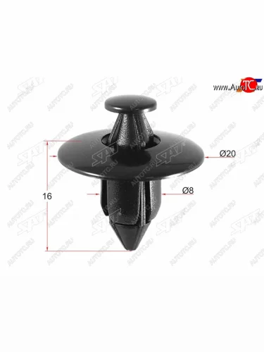 Клипса HONDA (1 шт.) SAT ST-M10039