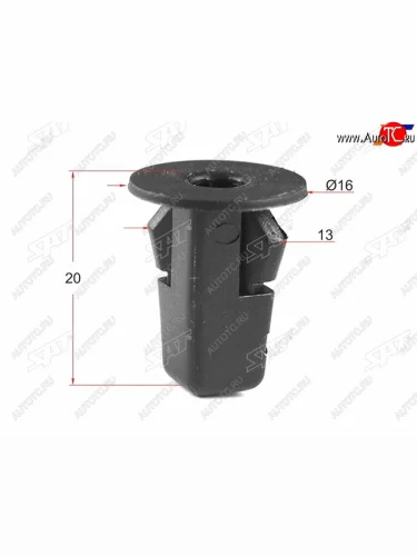 Клипса обшивки GM (1 шт.) SAT ST-M10233