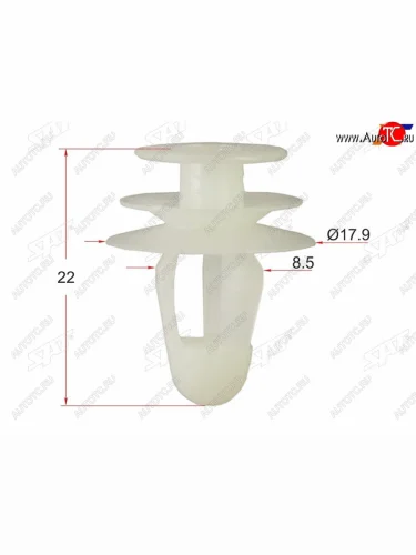Клипса обшивки двери TOYOTALEXUS (1 шт.) SAT ST-M10324