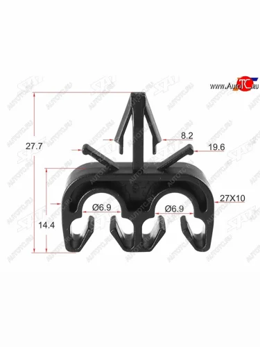 Клипса эл. проводки TOYOTALEXUS (1 шт.) SAT ST-M10366