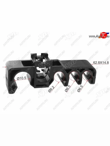 Клипса эл. проводки TOYOTALEXUS (1 шт.) SAT ST-M10368