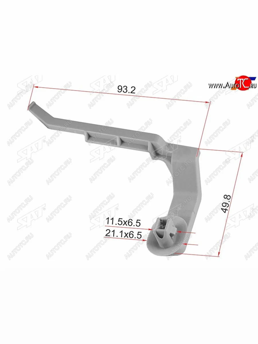 Клипса хомут эл. проводки TOYOTALEXUS (1 шт.) SAT ST-M10406  в Самаре Самарской области