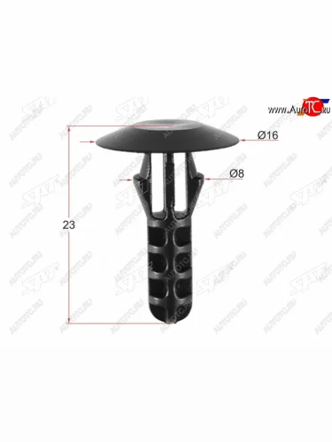 Клипса бампера HONDA (1 шт.) SAT ST-M10530