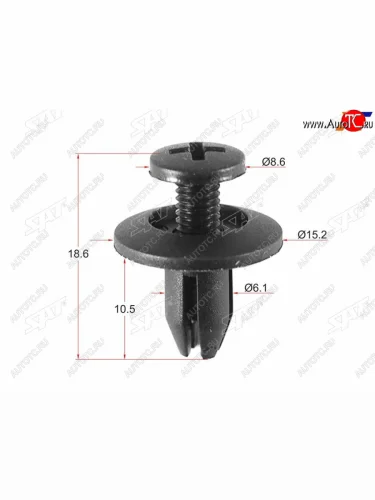 Клипса HONDANISSANISUZUKIA (1 шт.)                                                                SAT ST-M10540