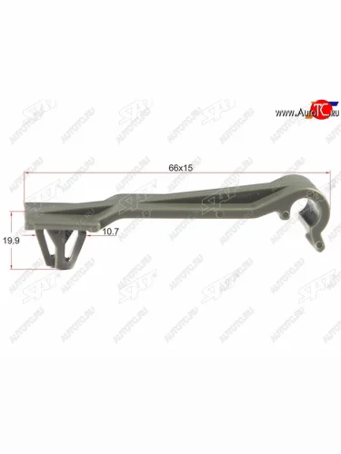 Клипса трубки эл. проводки HONDA (1 шт.) SAT ST-M10562