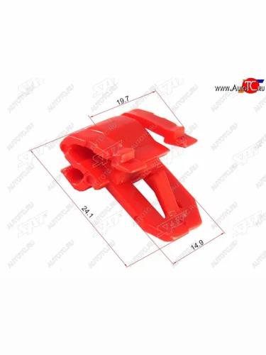 Клипса молдинга HONDA (1 шт.) SAT ST-M10567