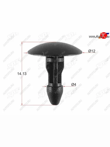 Клипса молдинга HONDA (1 шт.) SAT ST-M10580