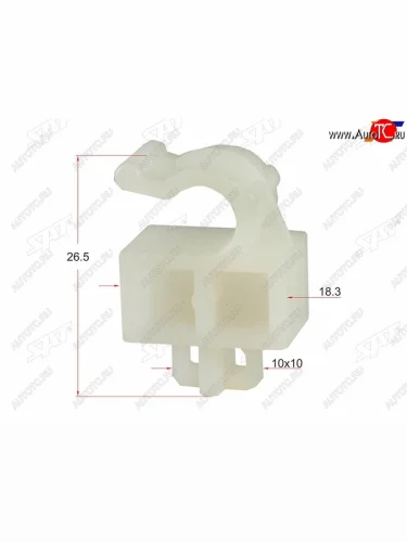 Клипса упора капота HONDA (1 шт.) SAT ST-M10573