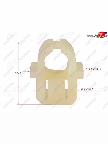 Клипса молдинга кузова HONDA (1 шт.) SAT ST-M10566