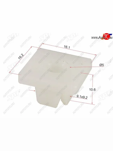 Клипса крепления винта HONDA (1 шт.) SAT ST-M10595