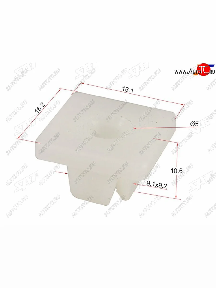 Клипса крепления винта HONDA (1 шт.) SAT ST-M10595  в Самаре Самарской области