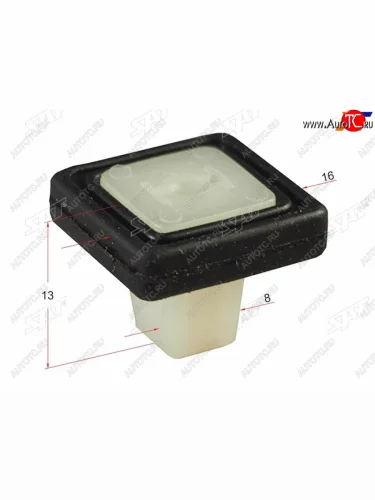 Клипса молдинга лобового стекла HONDAACURA (1 шт.) SAT ST-M10587