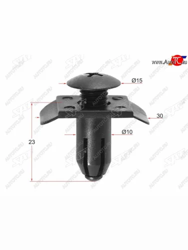 Клипса бампера MAZDANISSANKIAHYUNDAI (1 шт.) SAT ST-M10617