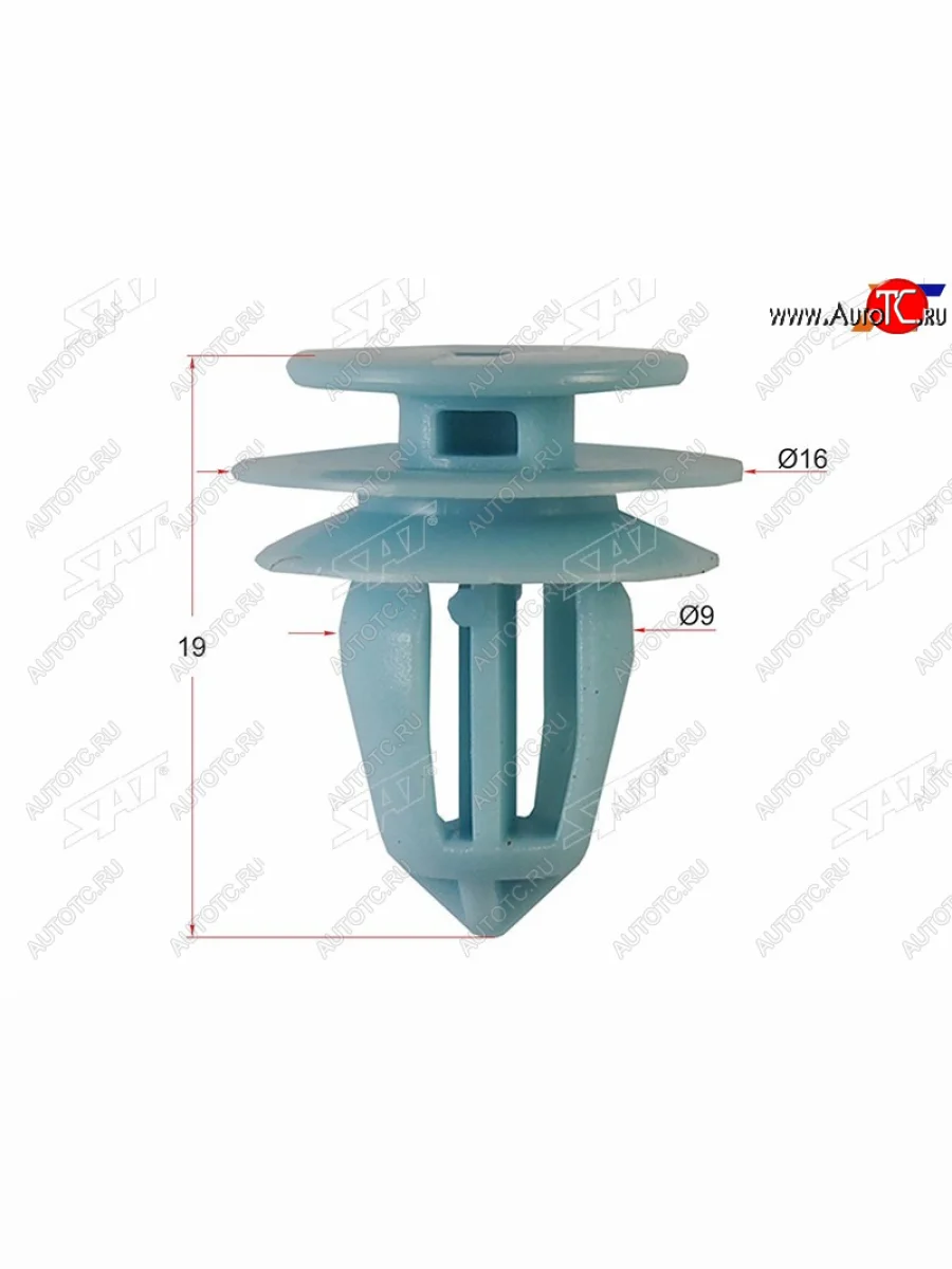 Клипса обшивки двери HONDAACURA (1 шт.) SAT ST-M10604  в Самаре Самарской области