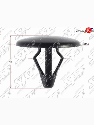 Клипса обшивки FORDKIAHYUNDAIMAZDA (1 шт.) SAT ST-M10612
