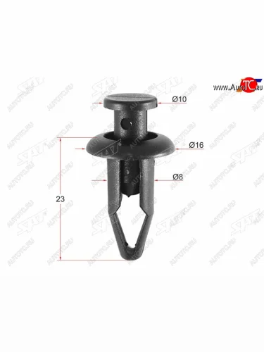 Клипса защиты бампера NISSAN (1 шт.) SAT ST-M10674