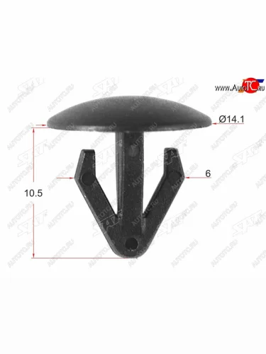 Клипса обшивки NISSAN (1 шт.) SAT ST-M10660