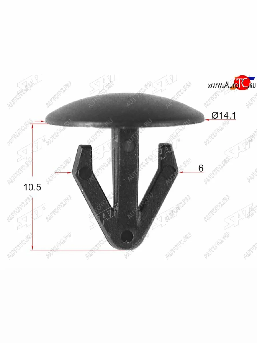 Клипса обшивки NISSAN (1 шт.) SAT ST-M10660  в Самаре Самарской области