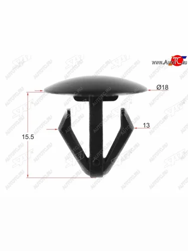 Клипса фиксатор MITSUBISHI (1 шт.) SAT ST-M10650