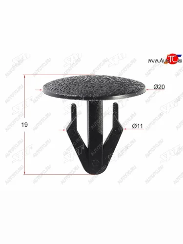 Клипса фиксатор TOYOTALEXUSMAZDANISSAN (1 шт.) SAT ST-M10665