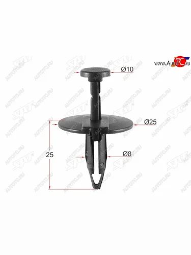 Клипса защиты бампера GMFORD (1 шт.) SAT ST-M10721