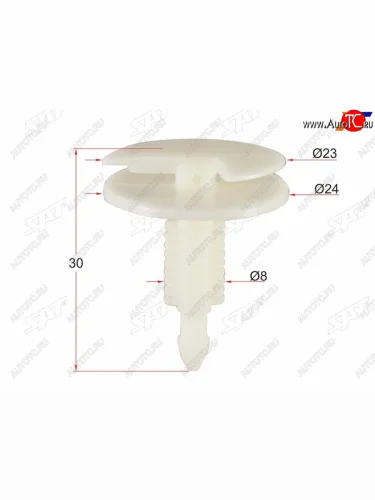 Клипса обшивки FORD (1 шт.) SAT ST-M10734