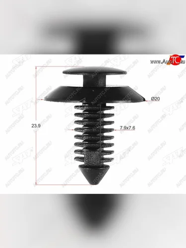 Клипса обшивки двери FORD (1 шт.) SAT ST-M10729