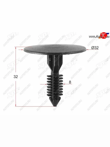 Клипса обшивки FORD (1 шт.) SAT ST-M10745