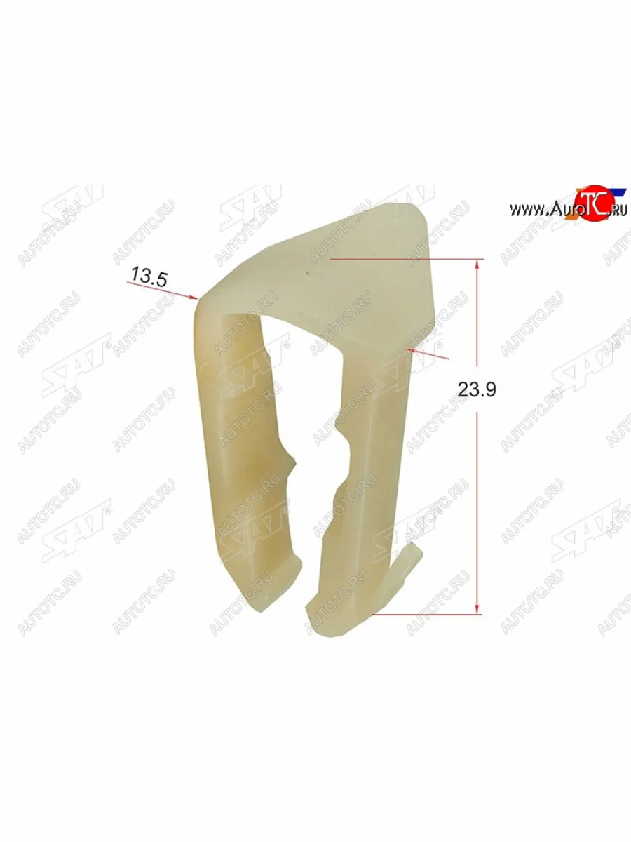 Клипса трубки эл. Проводки FORD (1 шт.) SAT ST-M10791  в Самаре Самарской области