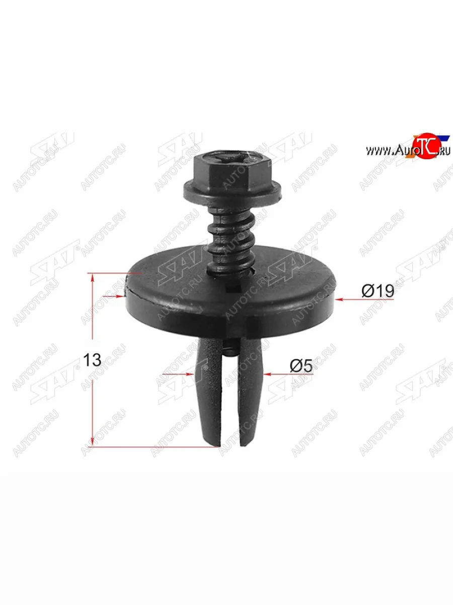 Клипса обшивки капота FORD (1 шт.) SAT ST-M10798  в Самаре Самарской области