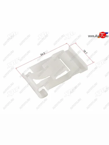 Клипса молдинга FORD (1 шт.) SAT ST-M10797