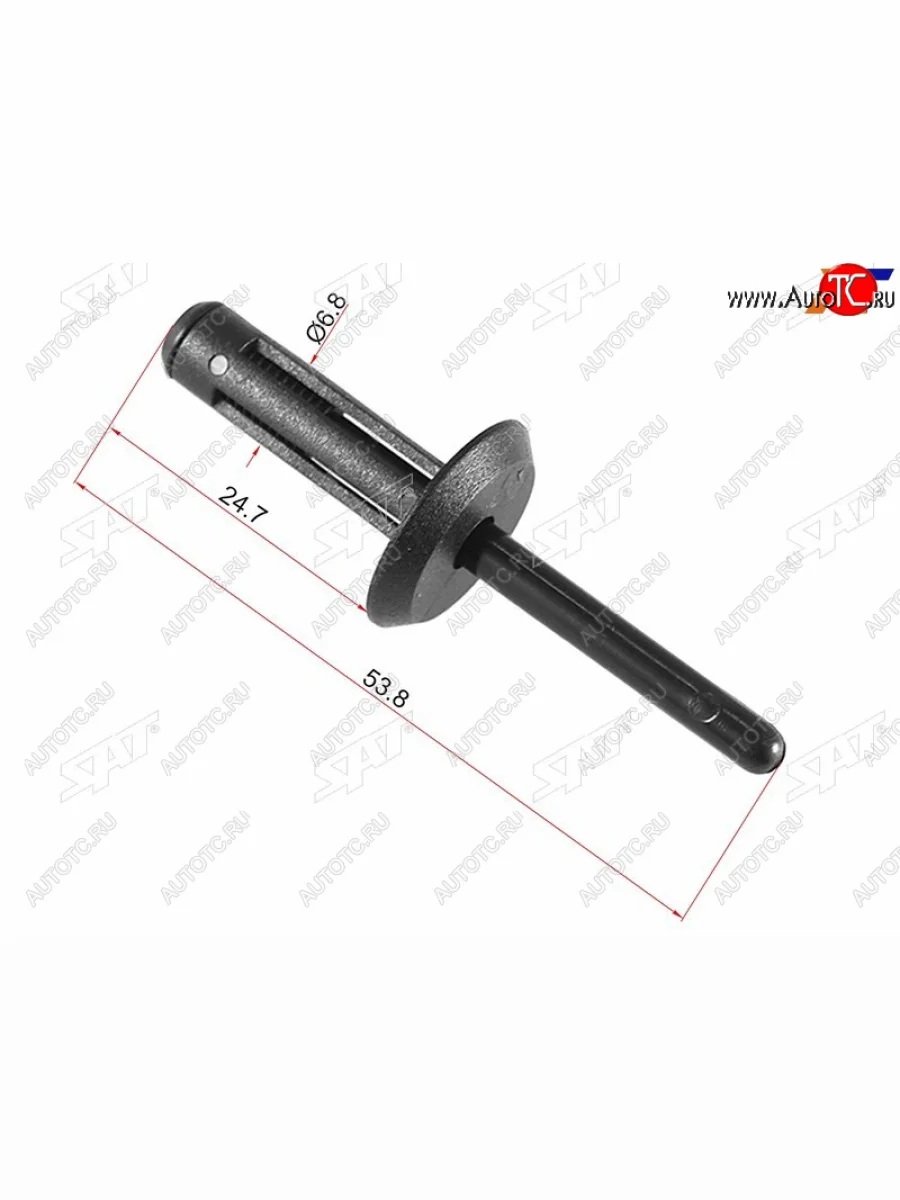 Клипса заклепка GMFORD (1 шт.) SAT ST-M10836  в Самаре Самарской области