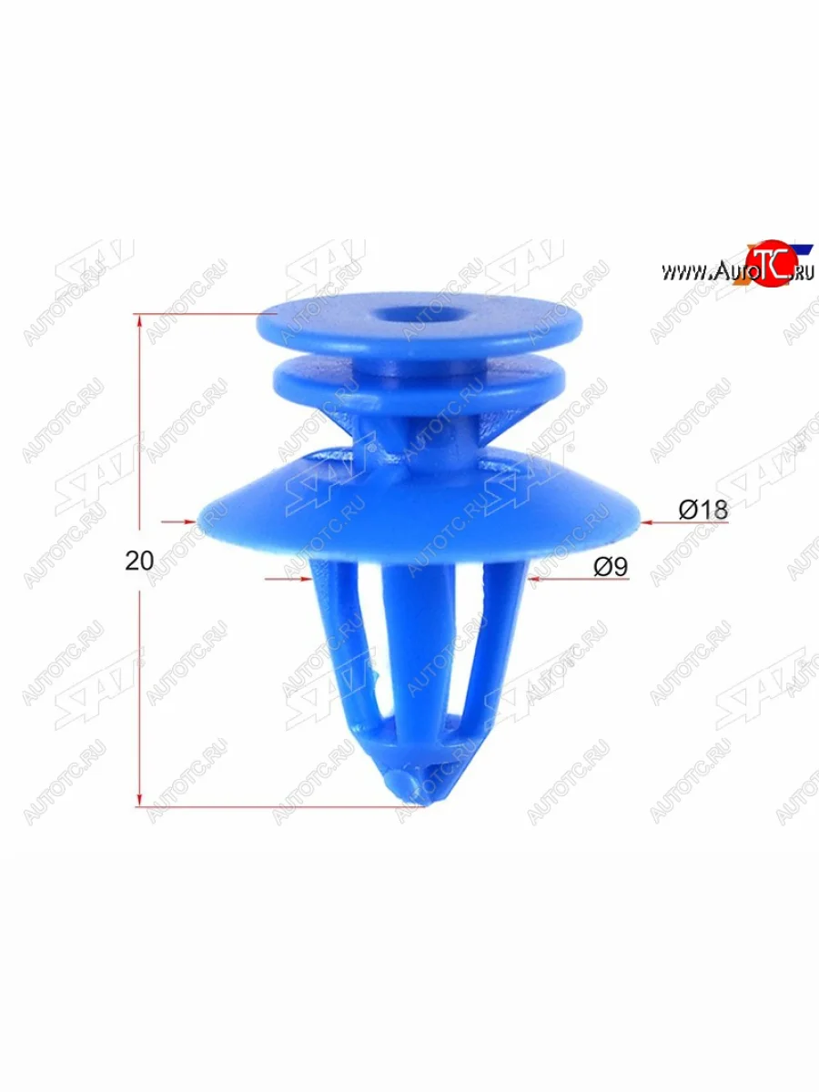 Клипса обшивки двери FORD (1 шт.) SAT ST-M10816  в Самаре Самарской области