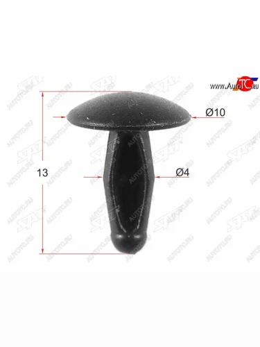 Клипса обшивки двери GM (1 шт.) SAT ST-M10857