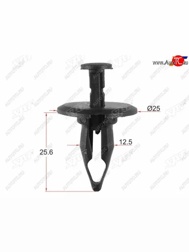Клипса защиты бампера GM (1 шт.) SAT ST-M10853