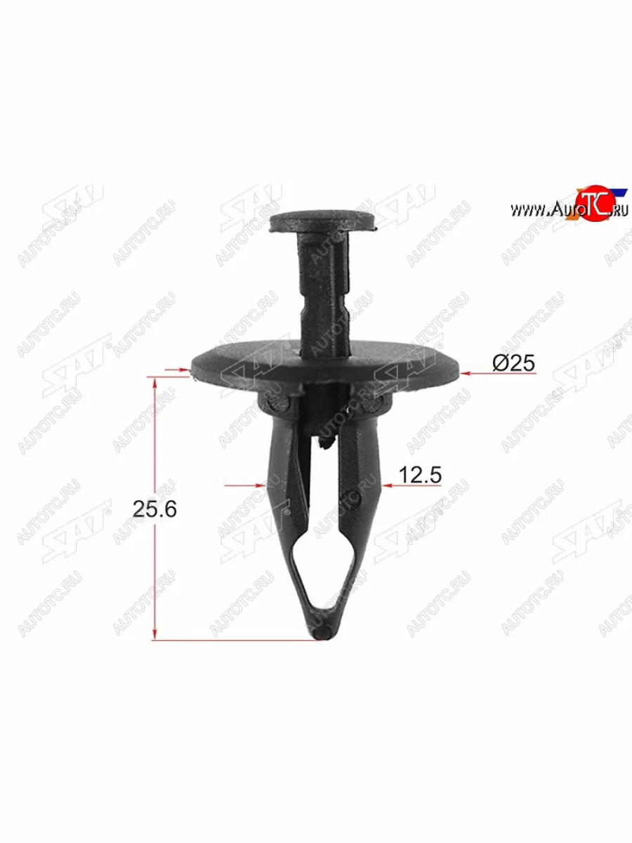 Клипса защиты бампера GM (1 шт.) SAT ST-M10853  в Воронеже Воронежской области