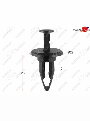 Клипса подкрылка GM (1 шт.) SAT ST-M10846