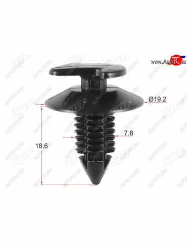 Клипса обшивки двери GM (1 шт.) SAT ST-M10882