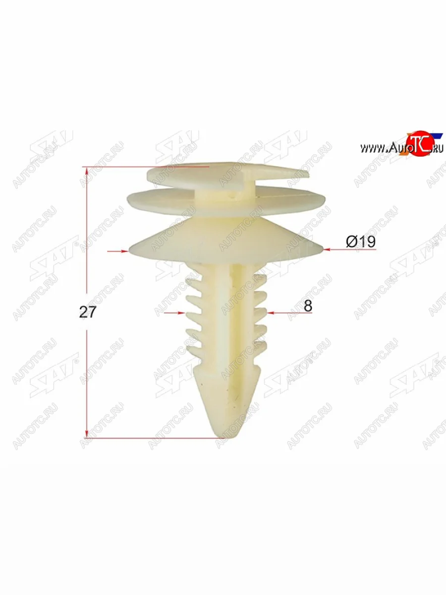 Клипса обшивки двери GM (1 шт.) SAT ST-M10897  в Самаре Самарской области