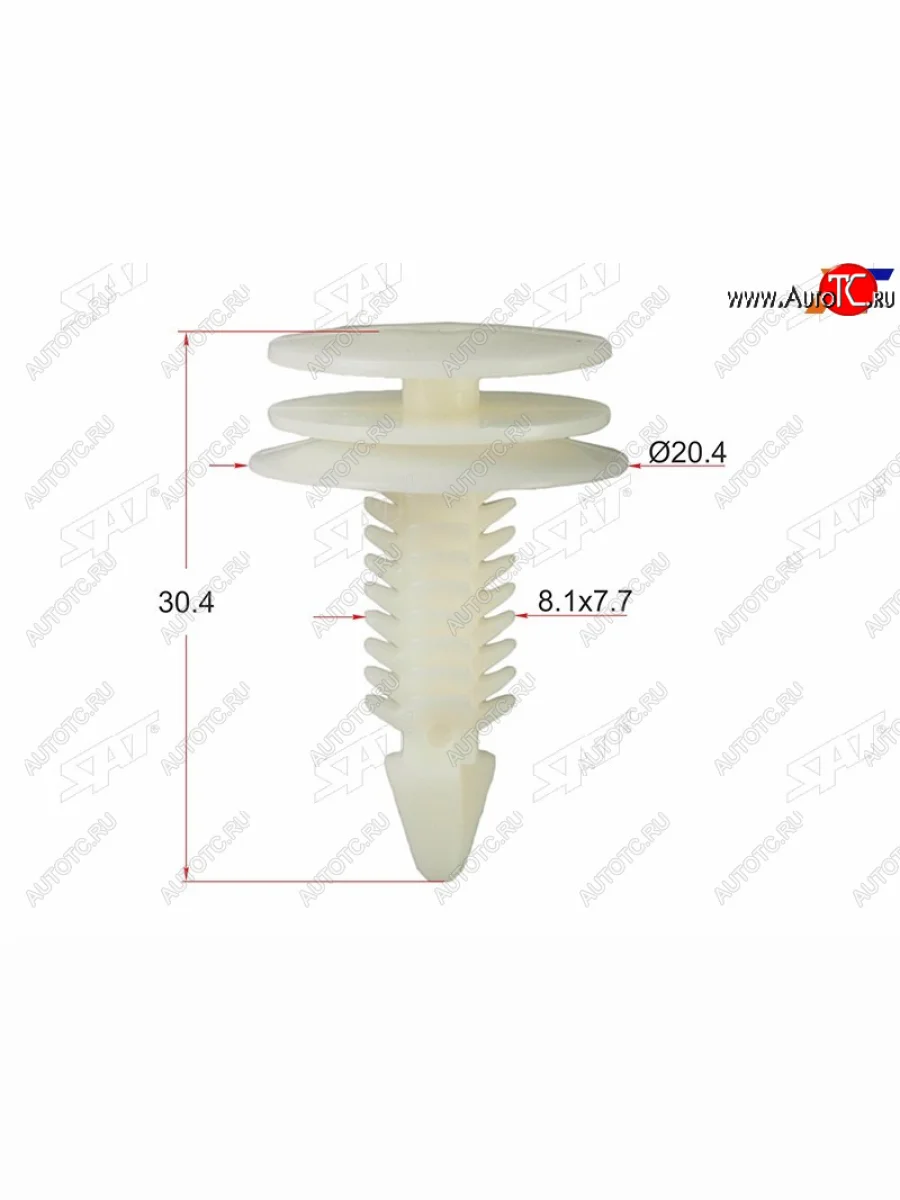 Клипса обшивки GM (1 шт.) SAT ST-M10925  в Самаре Самарской области