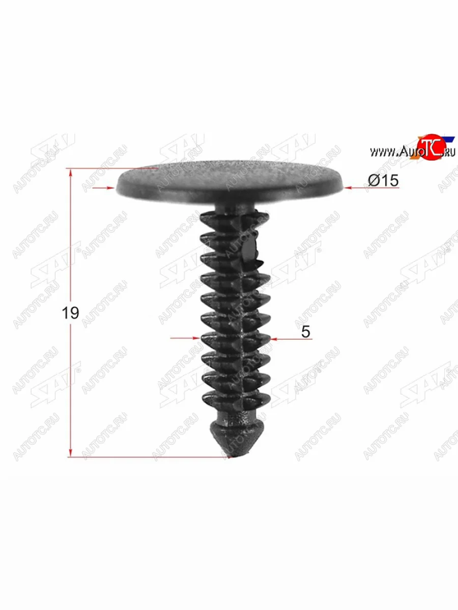 Клипса обшивки GMDAEWOO (1 шт.) SAT ST-M10920  в Самаре Самарской области