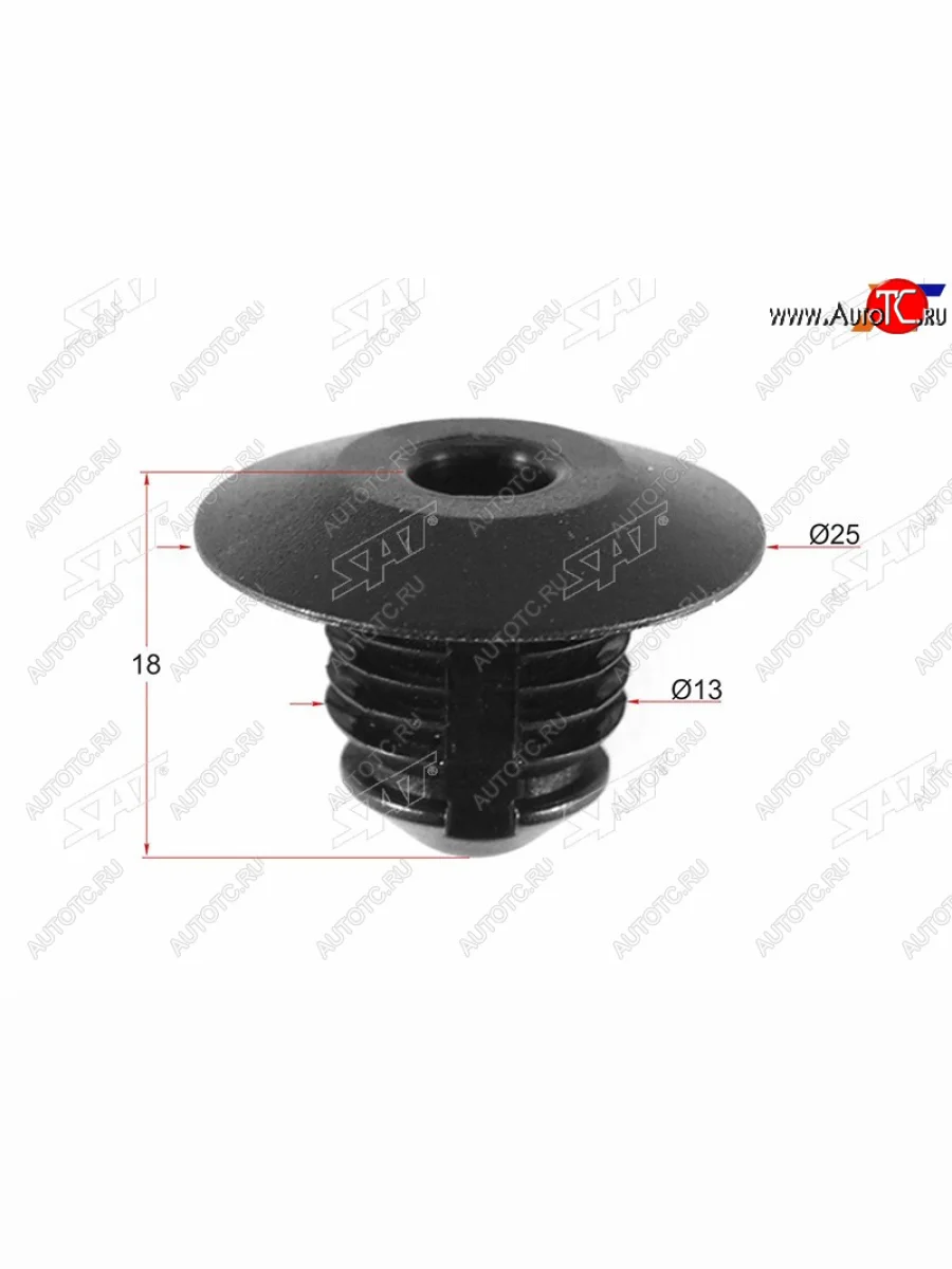 Клипса защиты бампера GM (1 шт.) SAT ST-M10909  в Самаре Самарской области