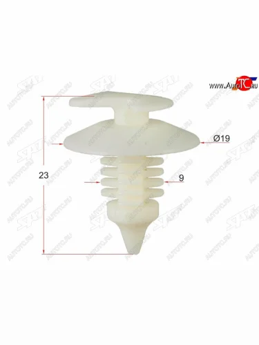 Клипса обшивки двери VAGRENAULTSEAT (1 шт.) SAT ST-M10932