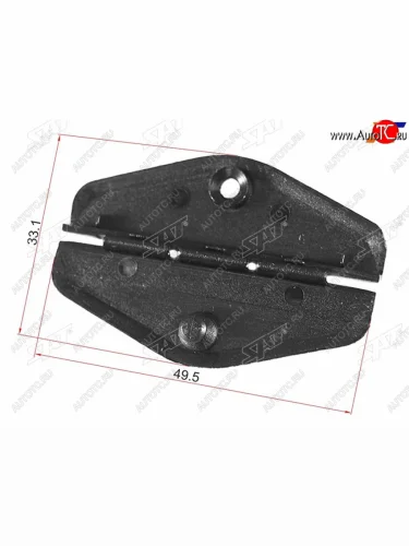 Клипса зажима стекла GMCHEVROLET (1 шт.) SAT ST-M10940