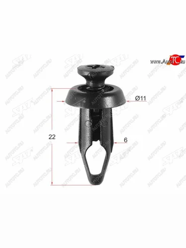 Клипса подкрылка GM (1 шт.) SAT ST-M10952