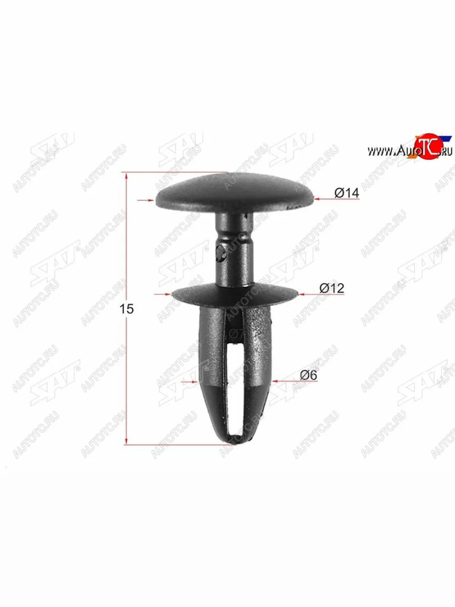 Клипса защиты бампера GMDAEWOO (1 шт.) SAT ST-M10959  в Воронеже Воронежской области