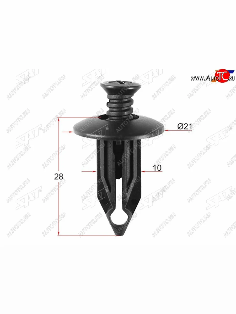 Клипса защиты бампера GM (1 шт.) SAT ST-M10960  в Самаре Самарской области
