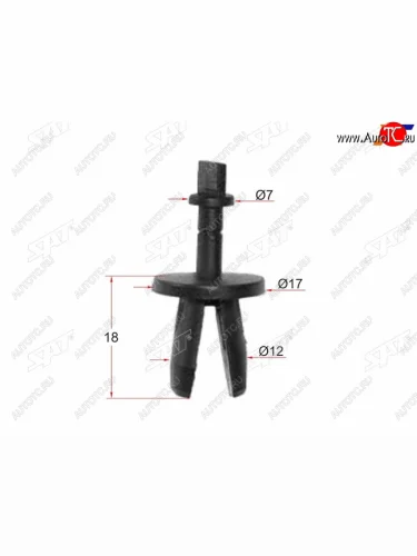 Клипса GM (1 шт.) SAT ST-M10958